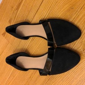 Lauren Conrad Black Flats 7.5